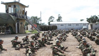 Entrenamiento en servicio militar de Corea del Sur