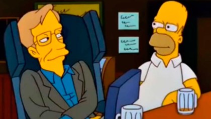 Recordemos cuando Stephen Hawking apareció en Los Simpson 19 años atrás