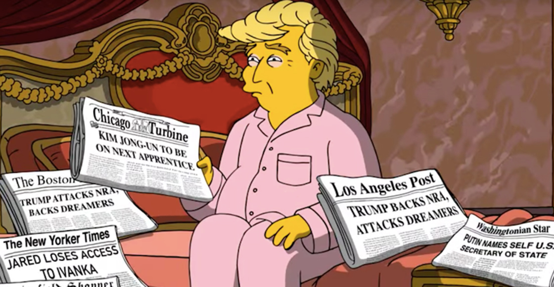 Los Simpson parodian a Donald Trump pero, ¿hasta qué punto logra presentar la realidad?