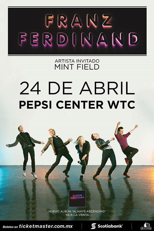 Mint Field abrirá el concierto de Franz Ferdinand
