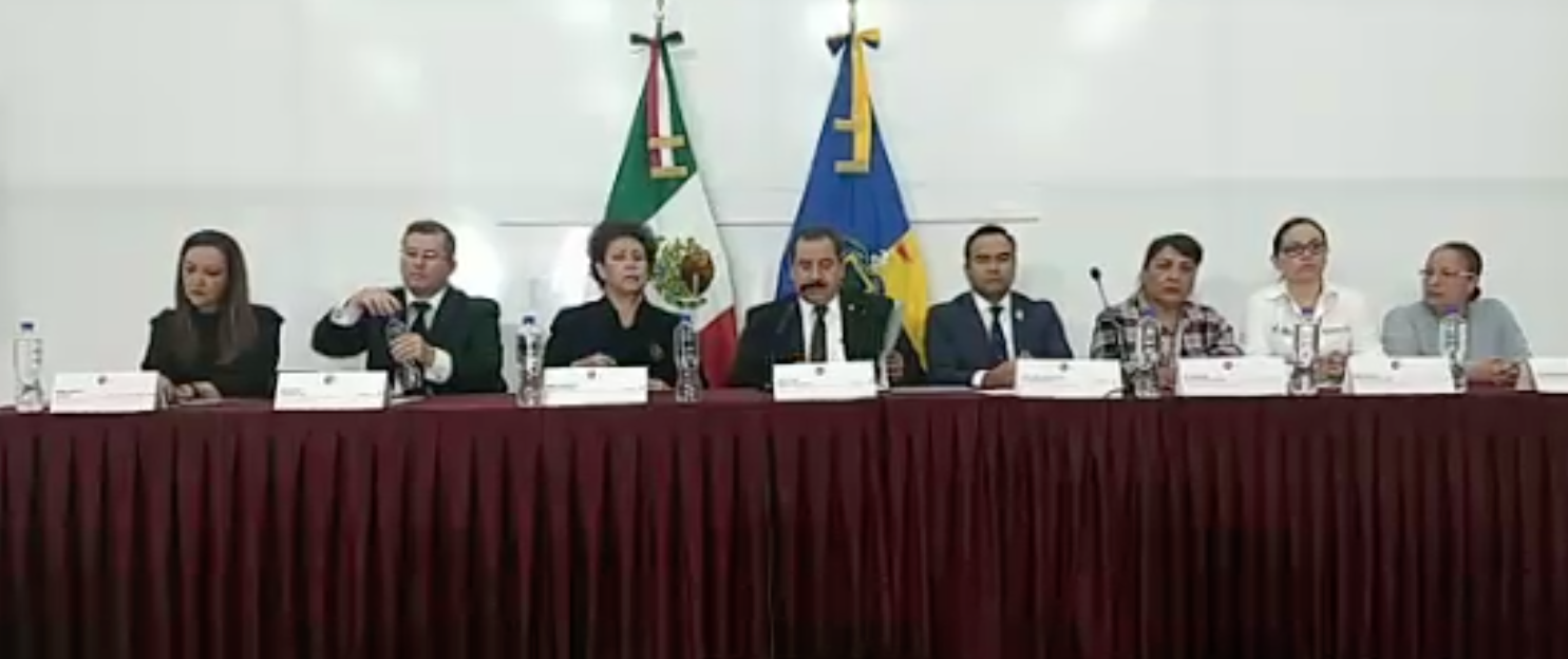 Conferencia prensa Fiscalía Jalisco