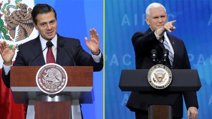 EPN y Mike Pence