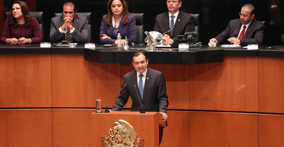 Ernesto Cordero en el Senado de la República