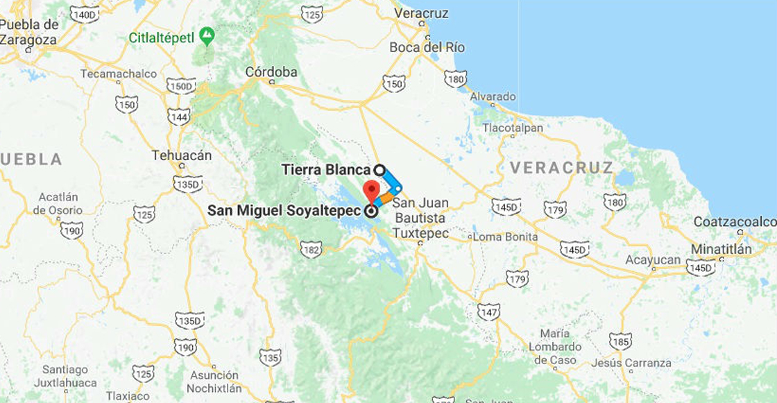 Mapa desaparición jóvenes