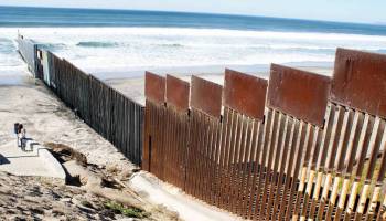 Muro frontera México Estados Unidos Pentágono