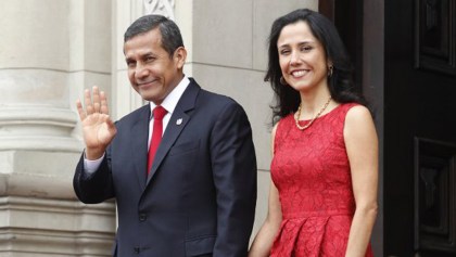 Ollanta Humala y su esposa