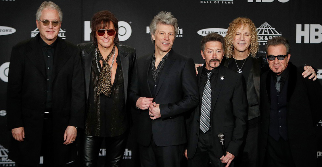 Ahora sí es oficial: Bon Jovi ya forma parte del Salón de la Fama del Rock
