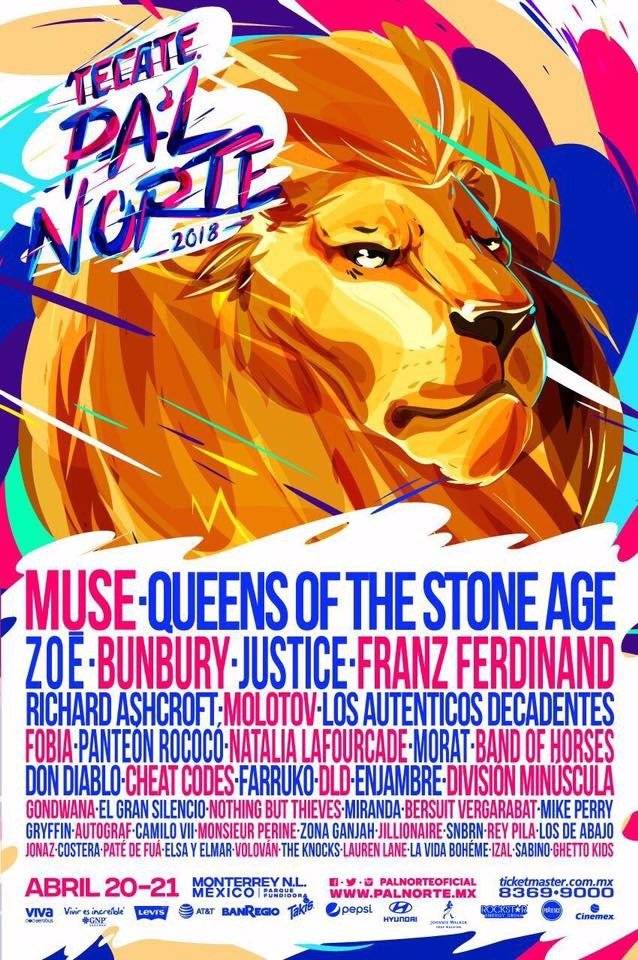 Cartel del Festival Pal' Norte 2018
