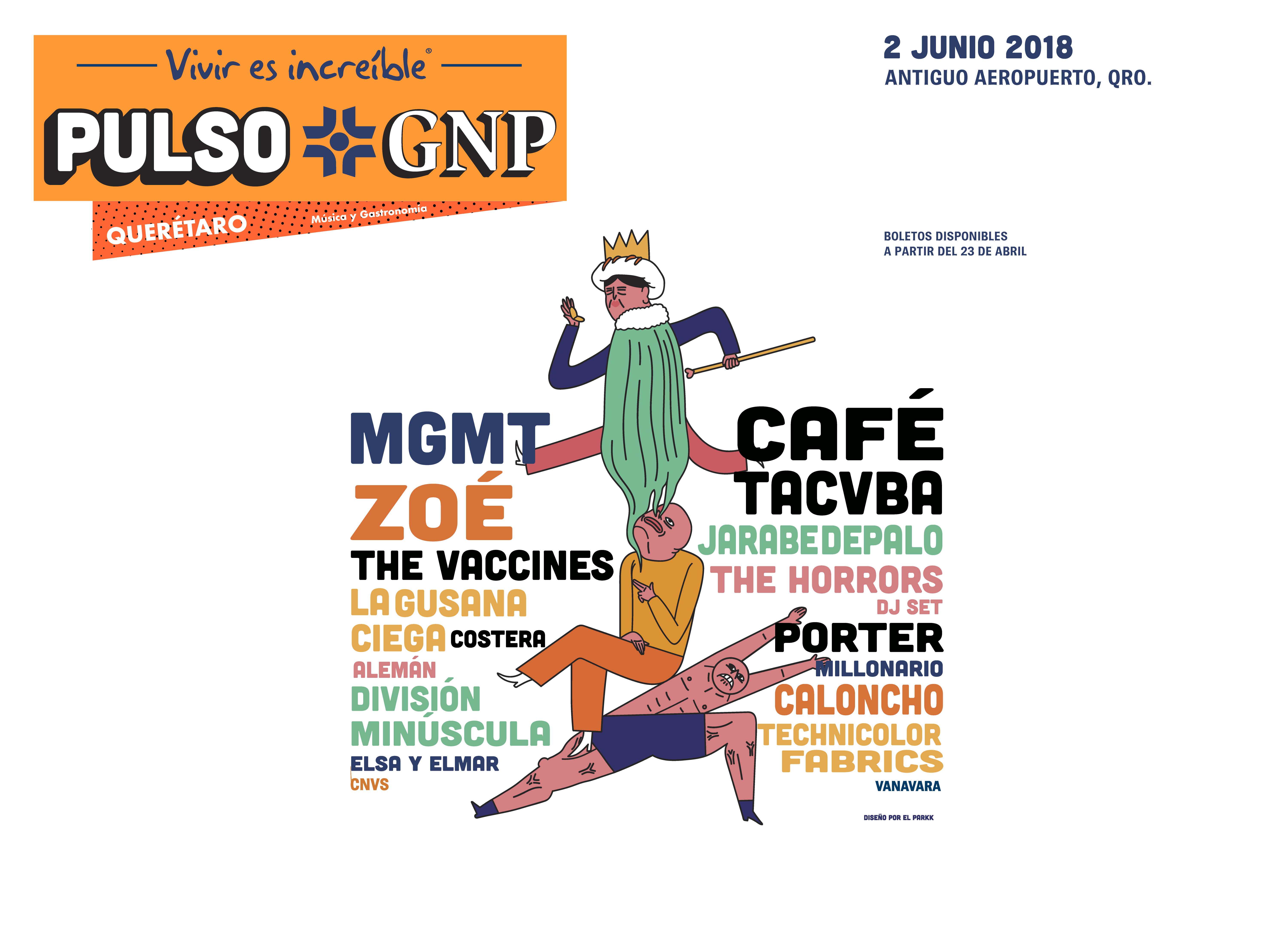 ¡MGMT y The Vaccines en el festival Pulso GNP en Querétaro!
