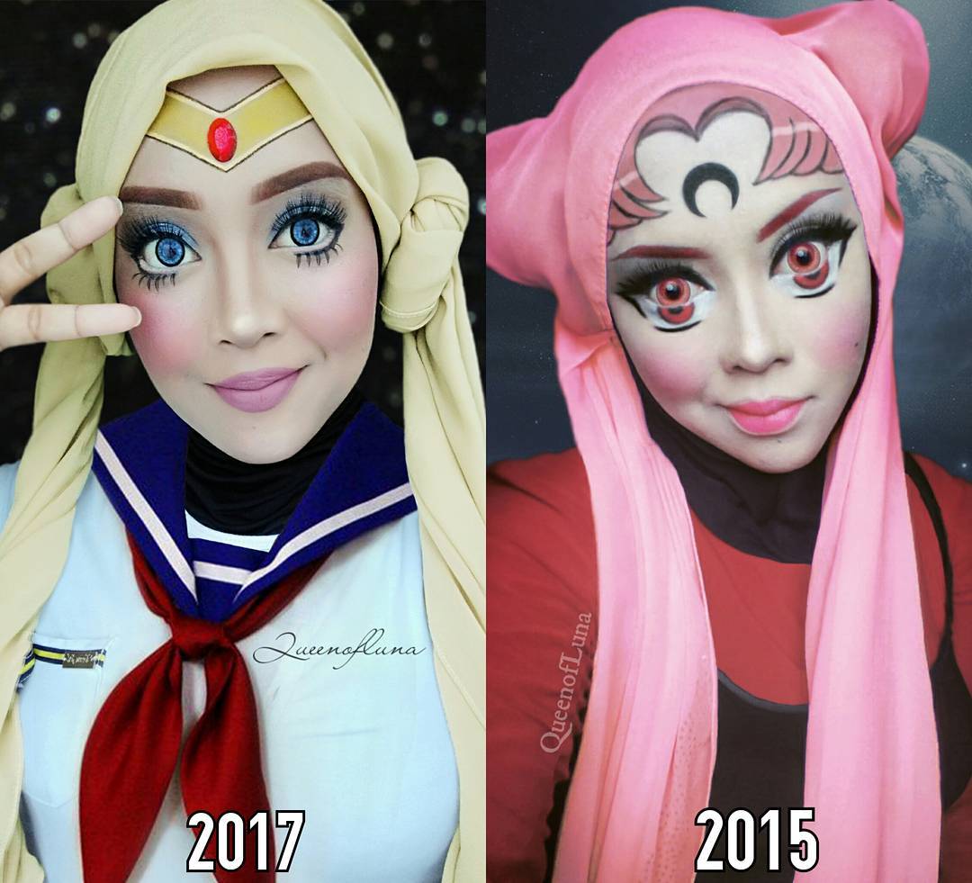Esta cosplayer de Malasia usa hijabs para recrear sus disfraces ¡Y le quedan increíbles! 😮