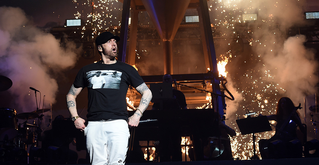 Slim gang! Eminem invitó a Dr. Dre y 50 Cent al escenario en Coachella 2018