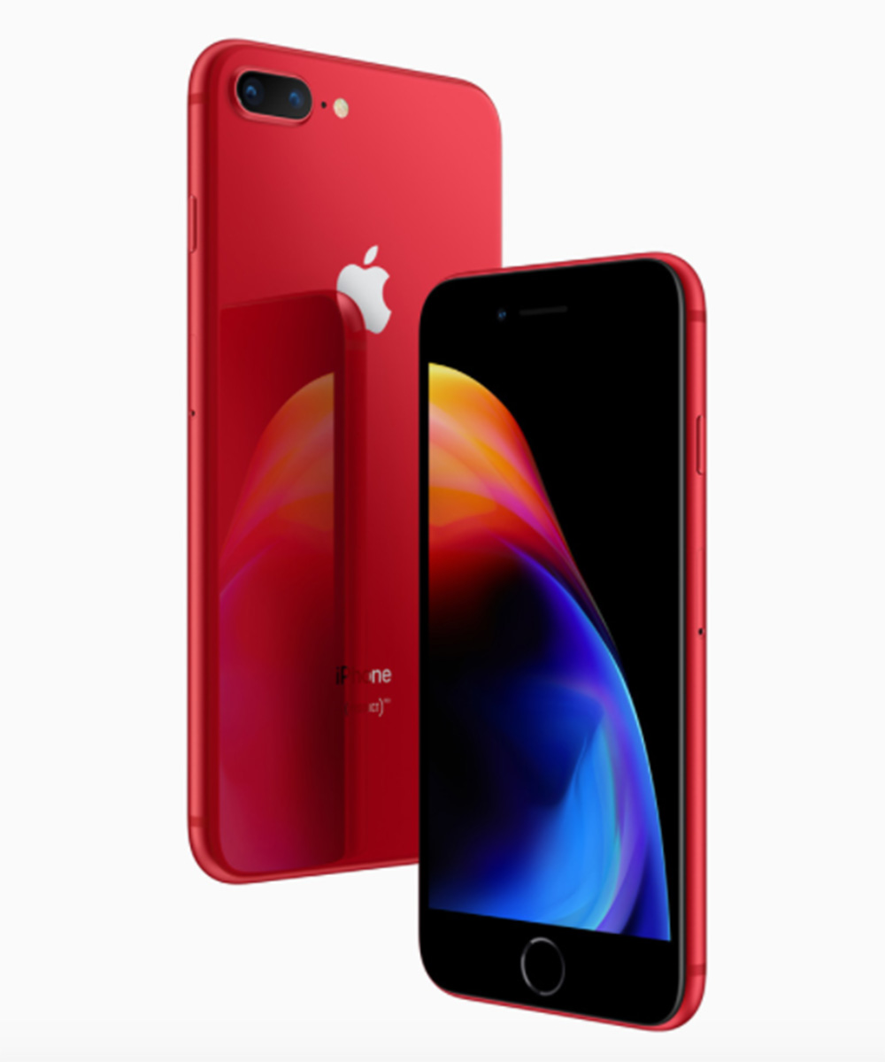 Apple anuncia el iPhone 8 y 8 Plus en color rojo para su edición especial