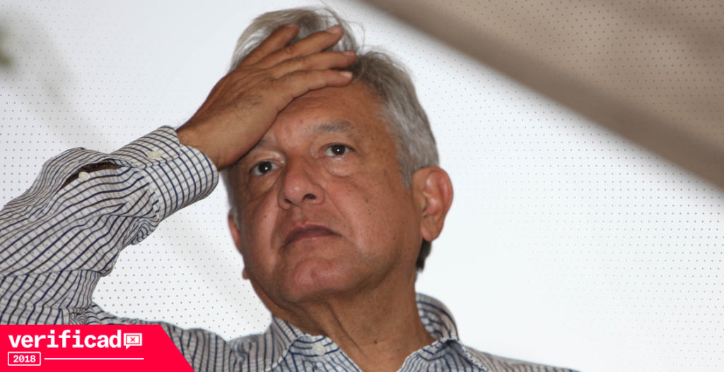 Lopez Obrador se agarra la cabeza