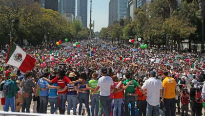 Marcha en contra de Trump en la CDMX del 2017