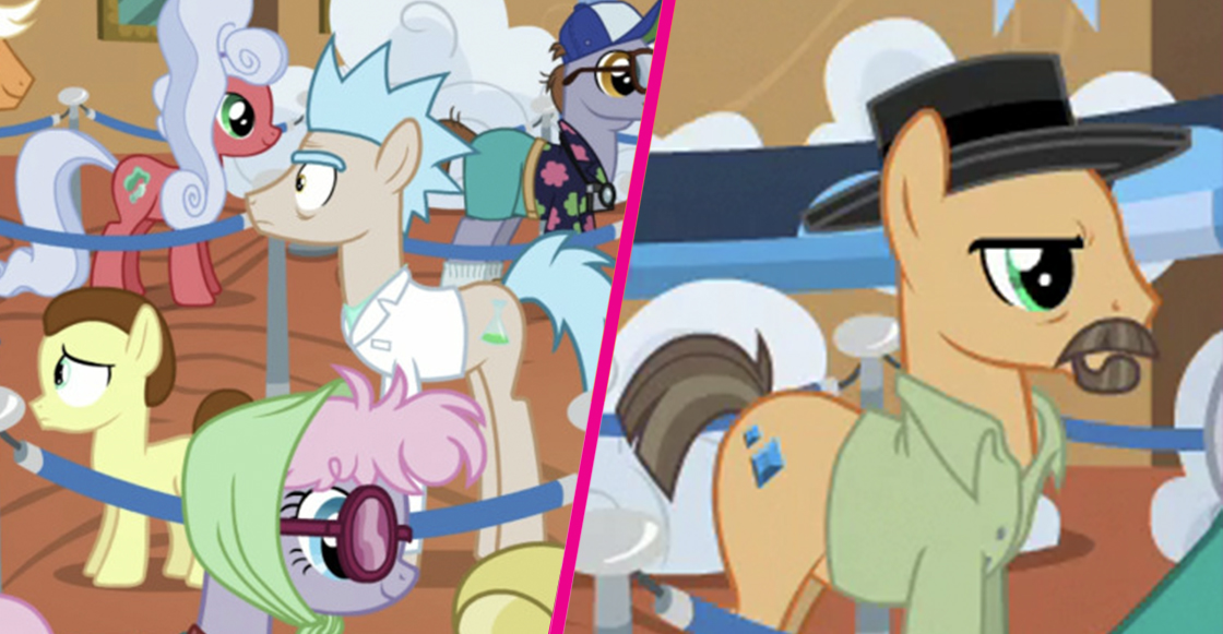 Cameo Rick and Morty en My Little Pony