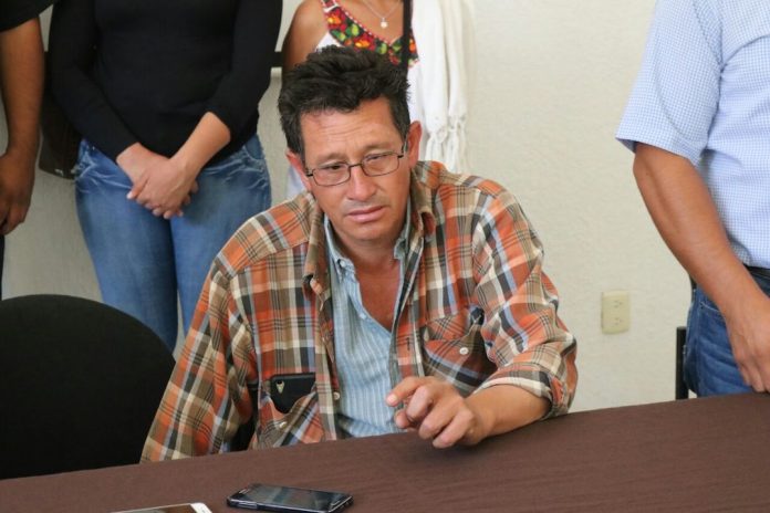 Santiago Ambrosio, líder del comité de víctimas de Nochixtlán