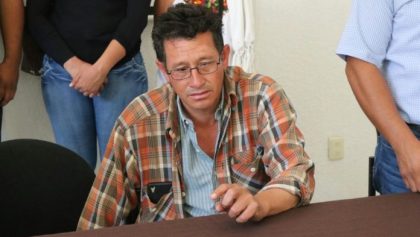 Santiago Ambrosio, líder del comité de víctimas de Nochixtlán