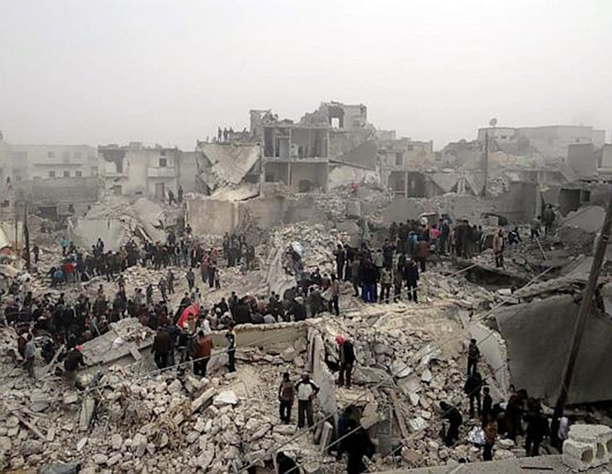 ciudad siria destruida por guerra