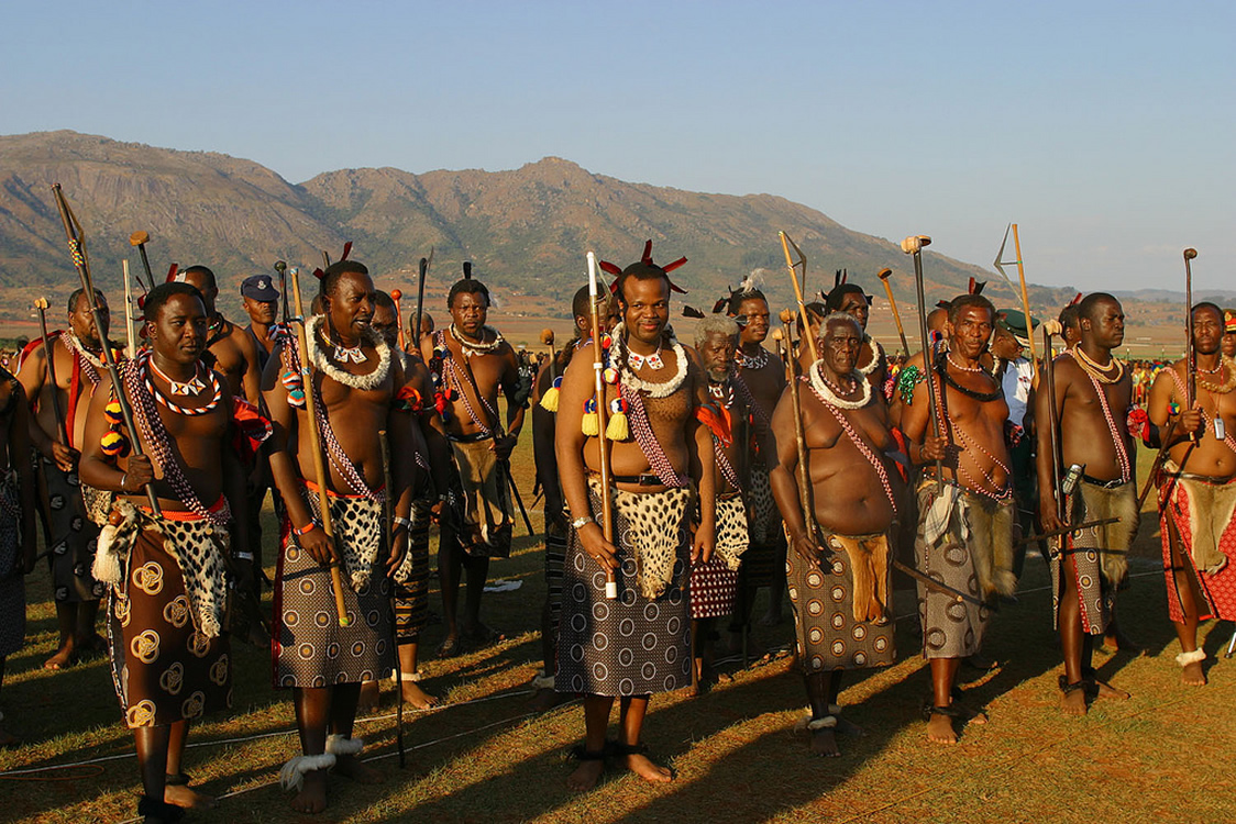 rey y tribu swazi