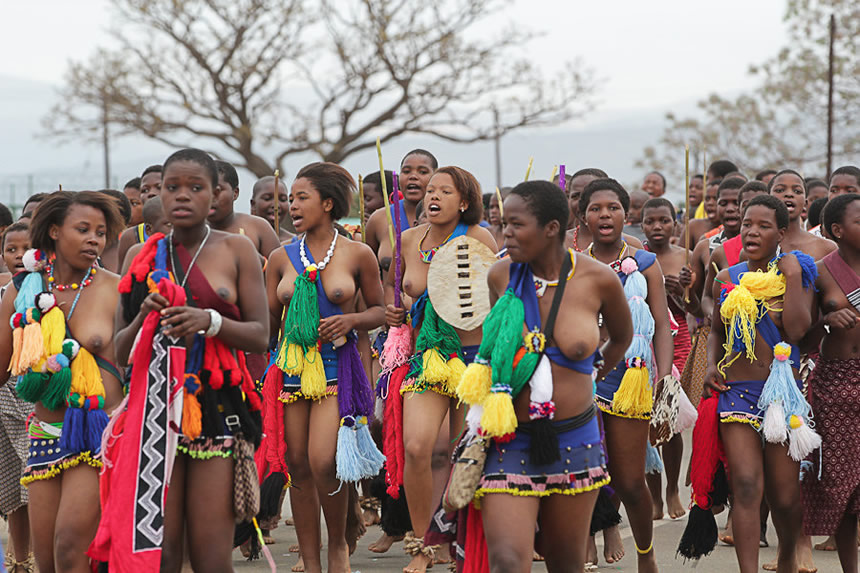 vestimenta tradicional mujeres swazilis
