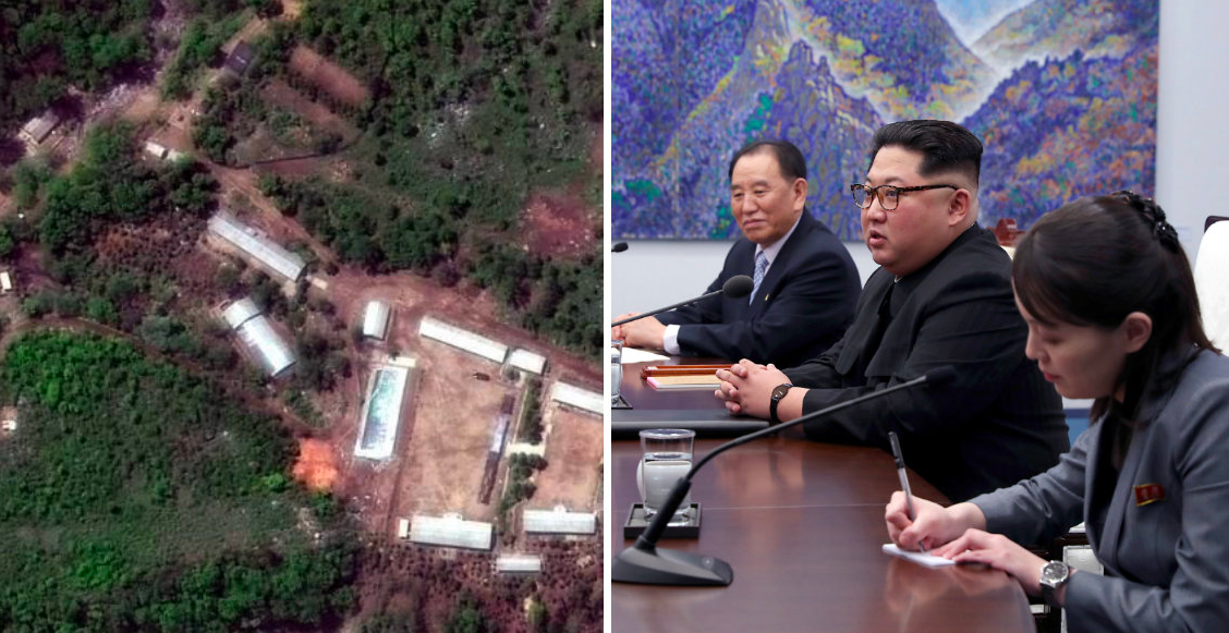 Corea del Norte destruye centro de pruebas nucleares