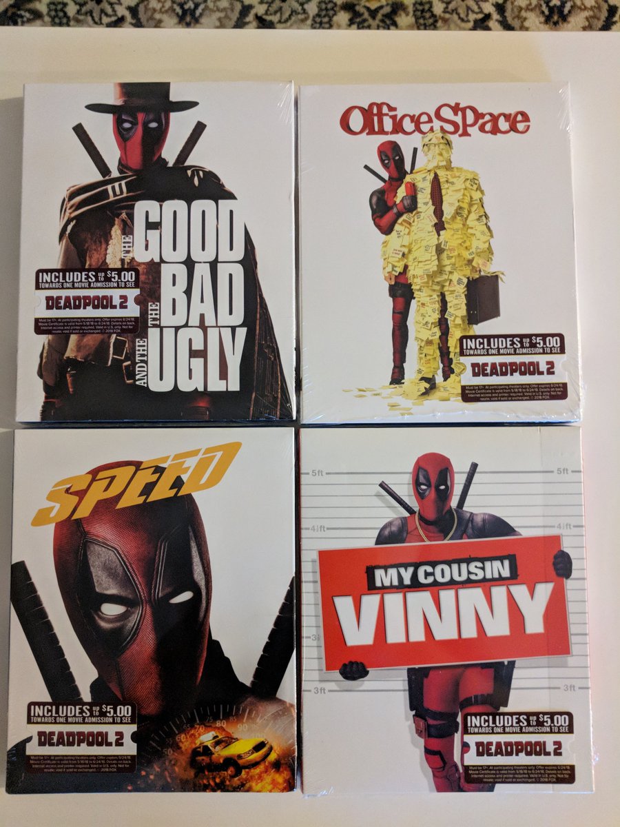 Deadpool se apropia de las portadas de las películas