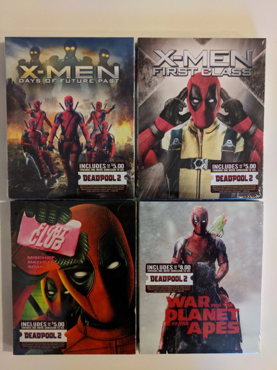 Deadpool se apropia de las portadas de las películas