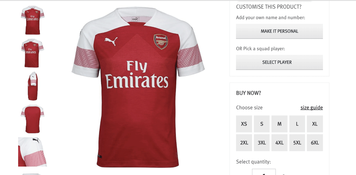 Arsenal presentó su nuevo uniforme