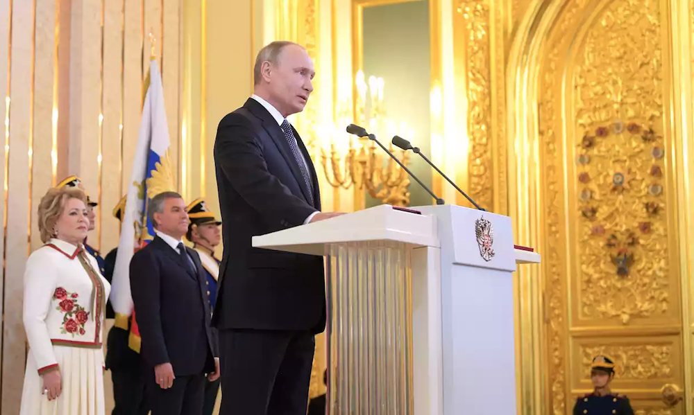 Vladimir Putin presidente de Rusia por cuarta vez