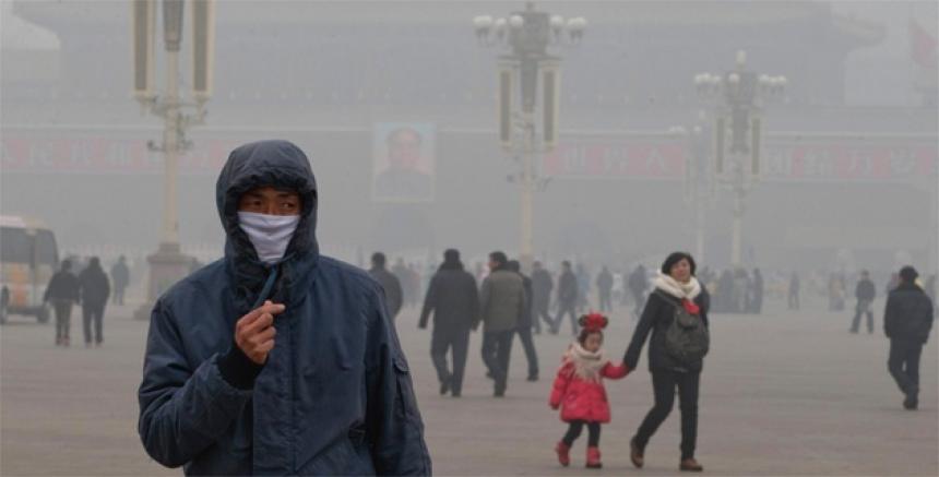 contaminación del aire en Shangai