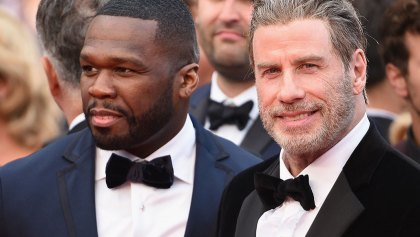 Tienes que ver a John Travolta bailando al mero ritmo de 50 Cent en Cannes