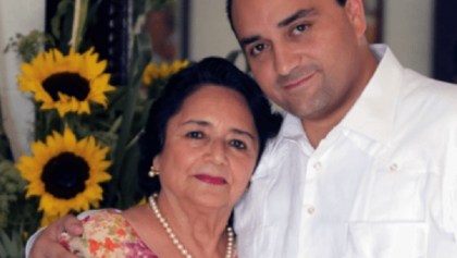 Roberto Borge y su mamá, Rosa Angulo