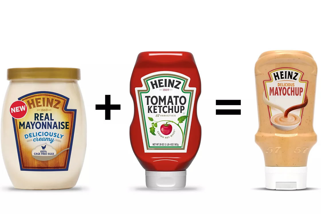mayonesa y Cátsup en unsóloproducto