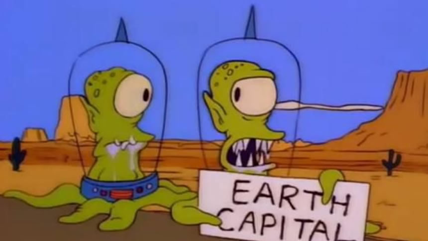 Aliens de los Simpson