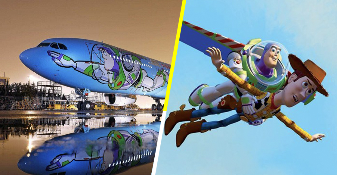 Lanzan avión con temática de Toy Story