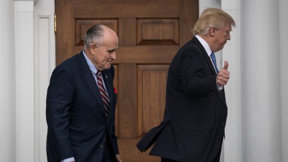 Donald Trump y Rudolph Giuliani