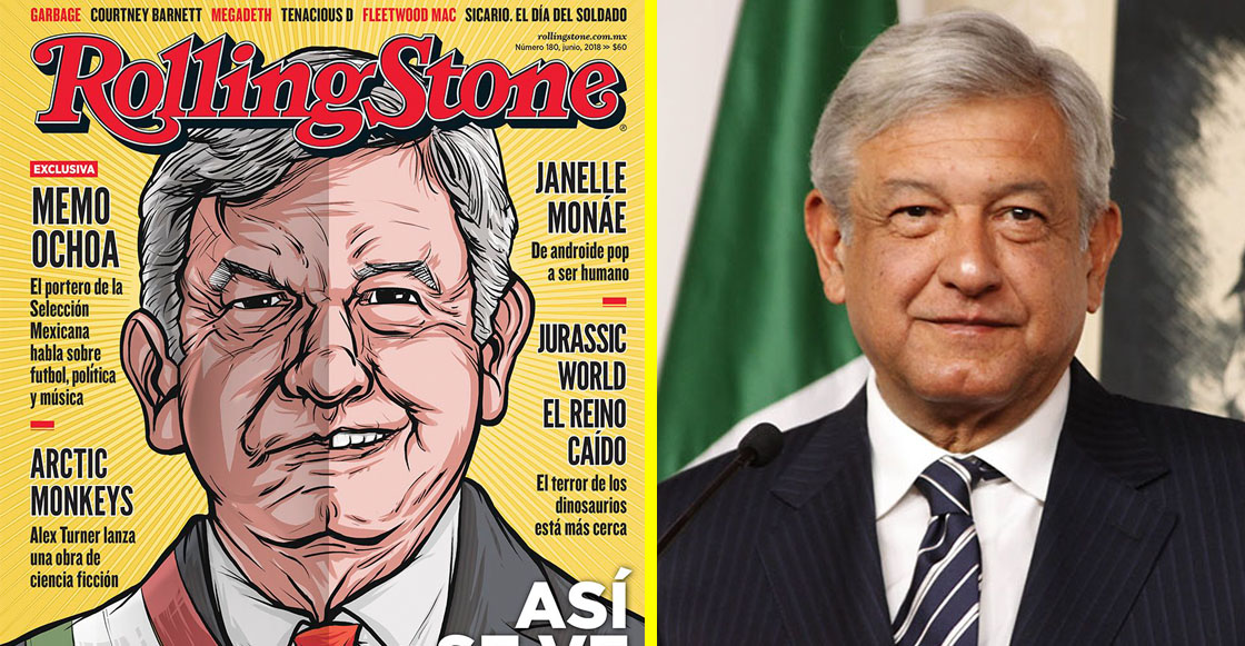 AMLO en la portada Rolling Stone México para el mes de junio