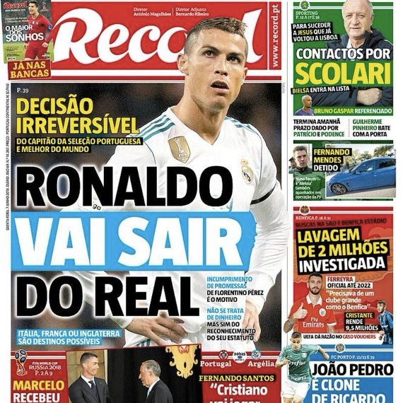 El futuro de Cristiano Ronaldo en el Real Madrid...¡se complica! 
