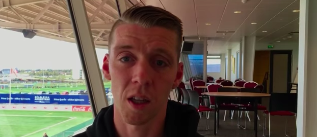 Birkir Sævarsson, jugador de Islandia que tiene permiso en su trabajo