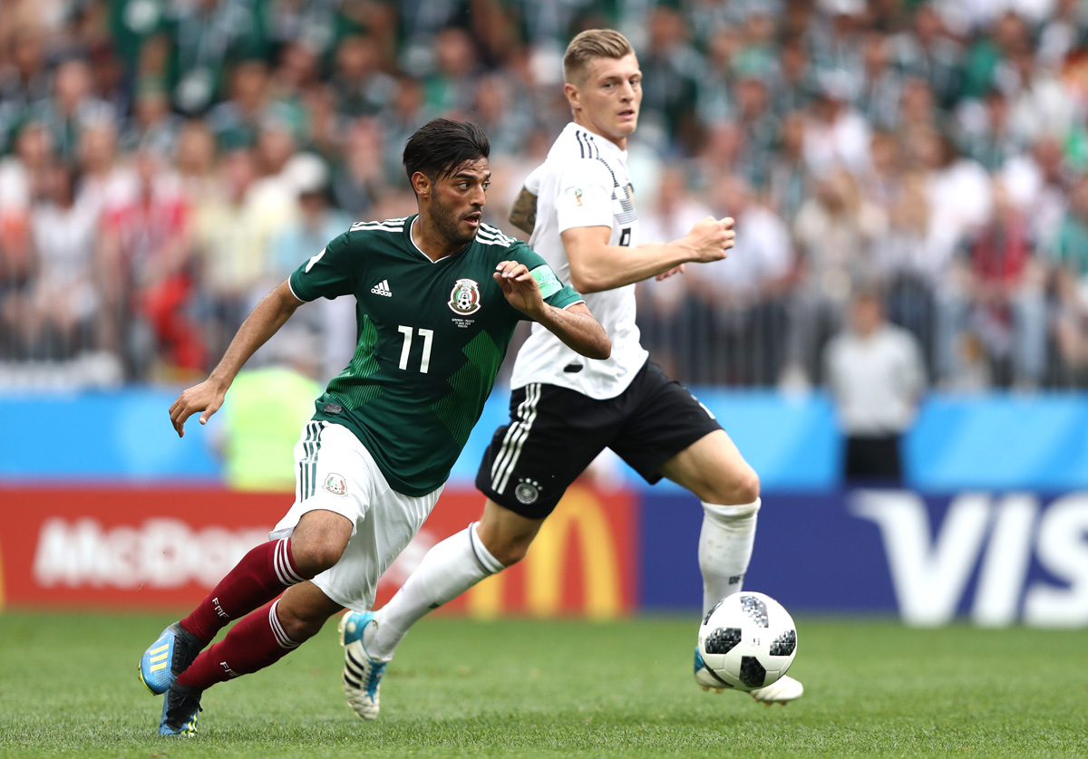 Carlos Vela México vs Alemania en Rusia 2018