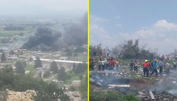 ¿Ooootra vez? Se registró una explosión en Tultepec, varios heridos