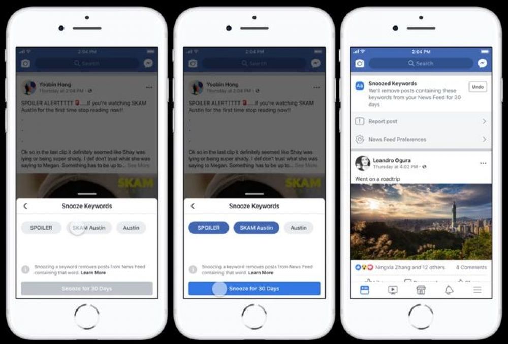 Ahora podrás bloquear contenido en Facebook usando palabras clave