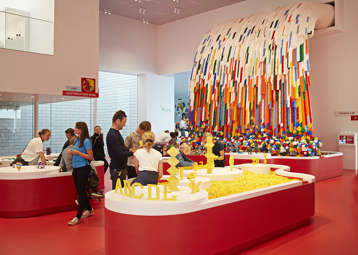 Interior de la Casa Lego en Dinamarca