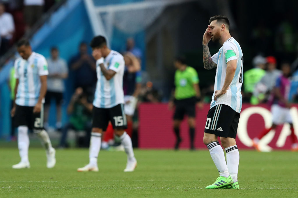 20 fotos de la triste despedida de Lionel Messi de Rusia 2018
