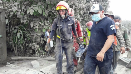 Guatemala aumentan las víctimas por el Volcán de Fuego