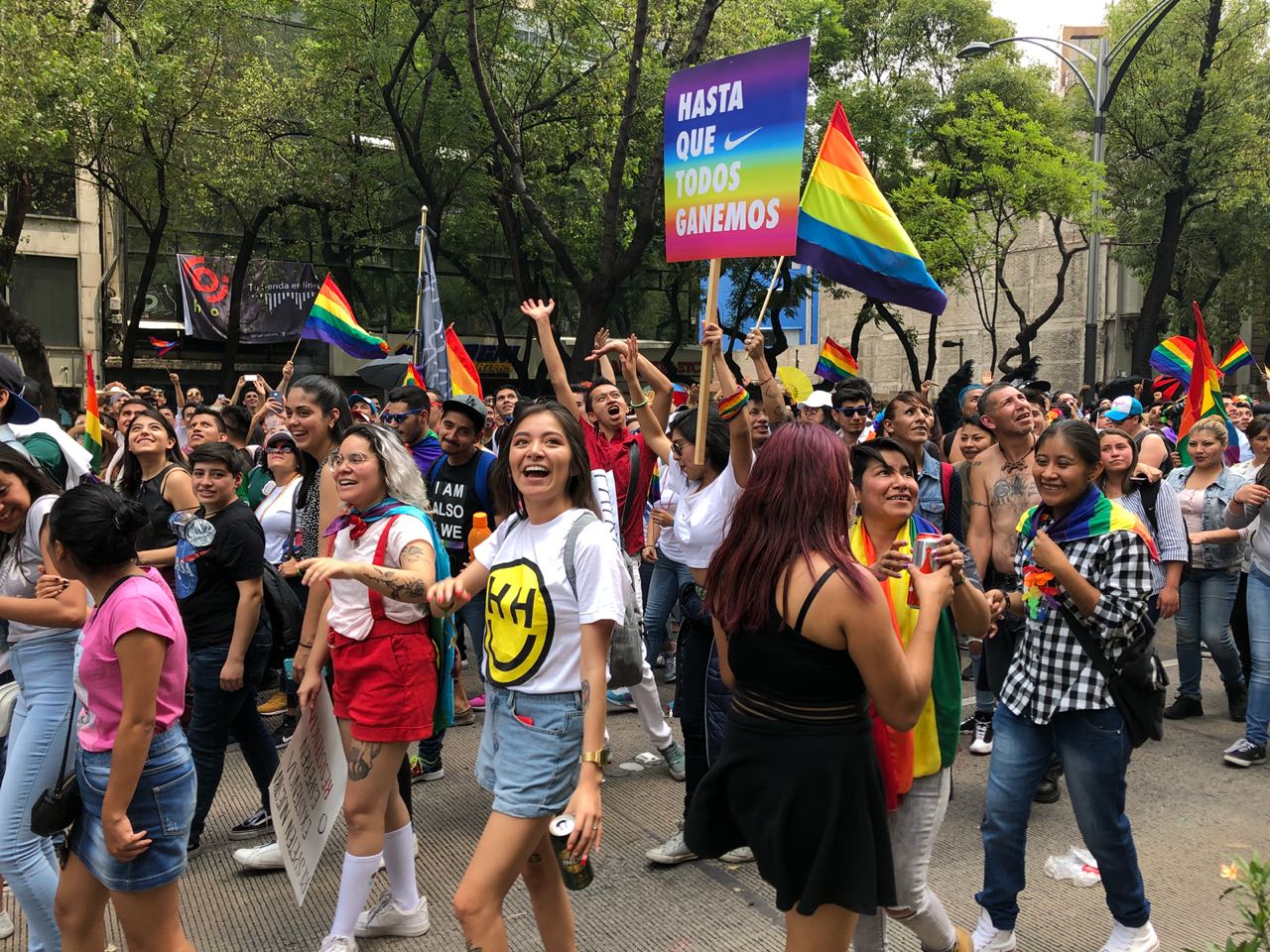 "Hasta que ganemos" Pride 2018. 