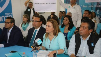 ¡Tssss! Nueva Alianza pide que le retiren la candidatura a Purificación Carpinteyro