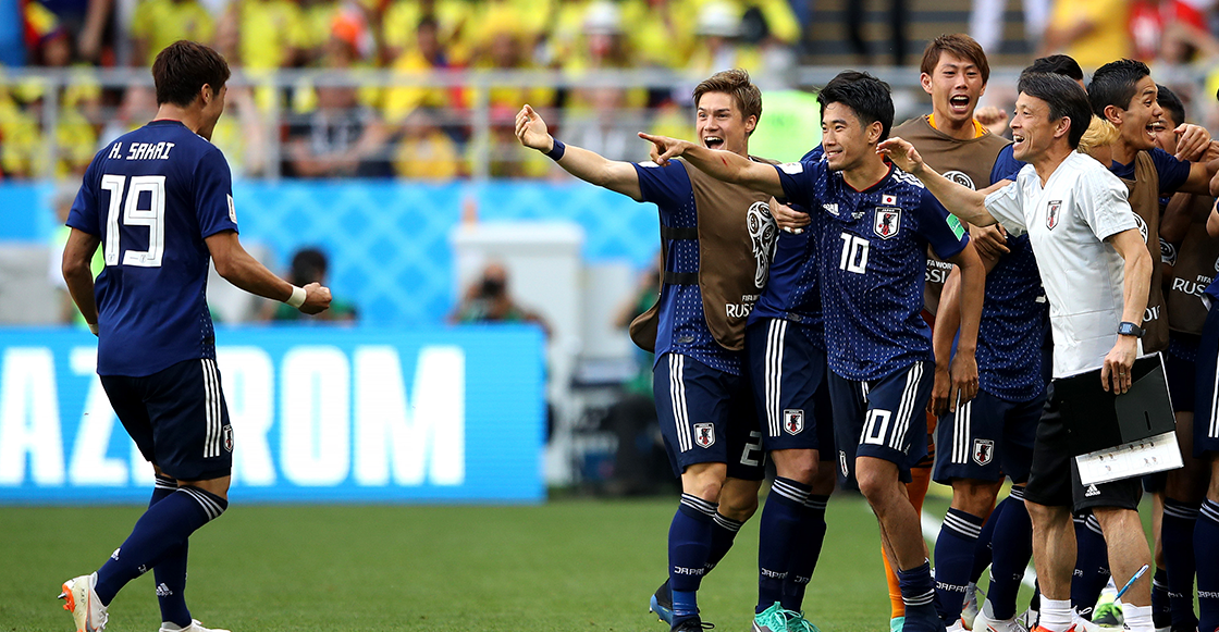 Japón venció a Colombia en Rusia 2018