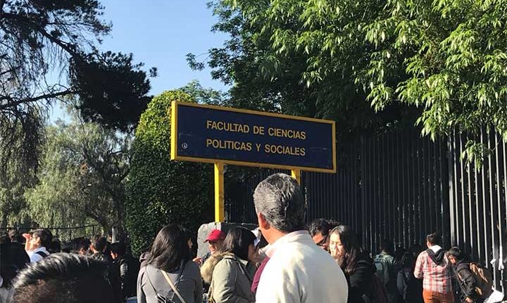 Cambian horarios de la Facultad de Políticas de la UNAM por inseguridad