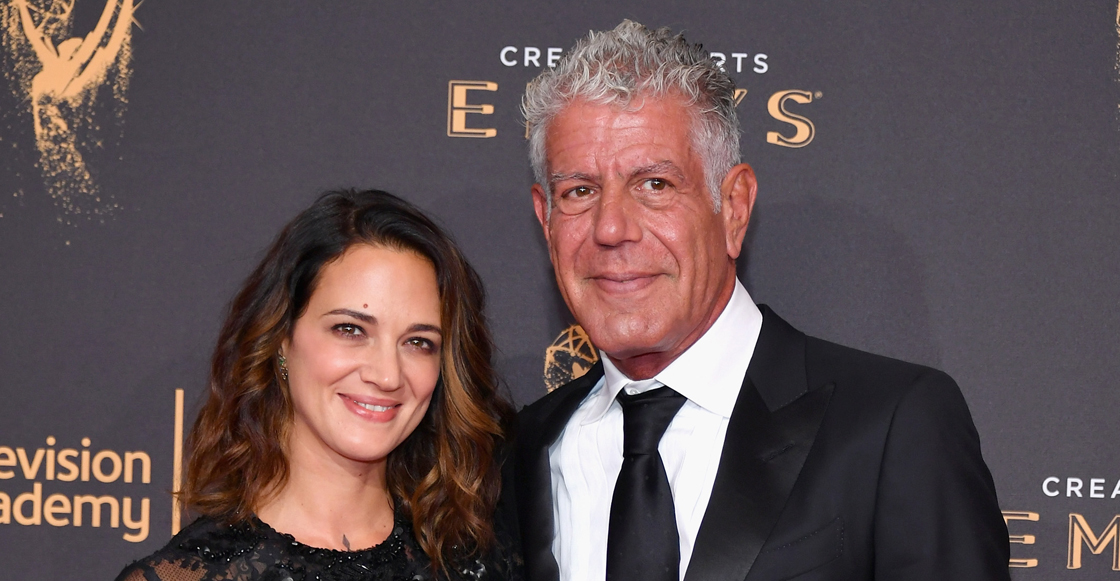 Asia Argento y Anthony Bourdain